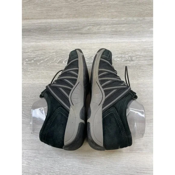 Dansko Women's Sneaker Black Leather 7 Fabric Walking Casual Comfort Lace Up - Picture 6 of 12